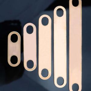 Pure copper connector for lithium battery motor connector with hole 6mm